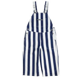 youth bib overalls, navy white